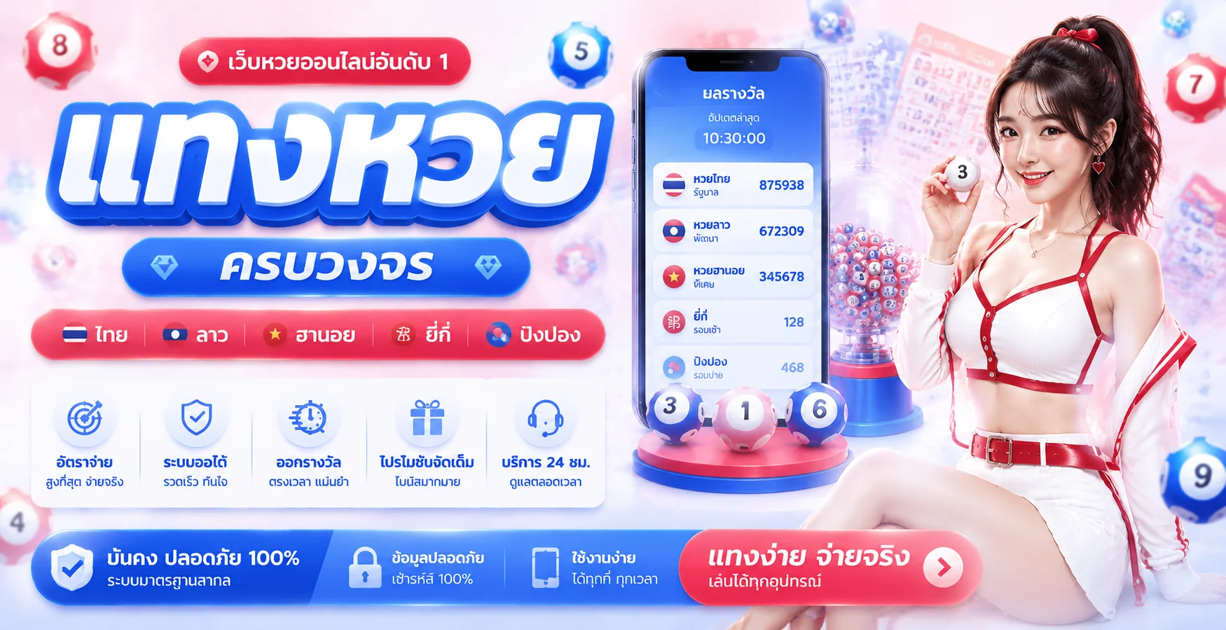 หวยออนไลน์รัฐบาลไทย ฮานอย ลาว ยี่กี จ่ายบาทละ 900
